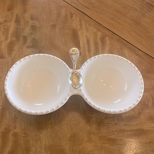 “Get Saucy” Mud Pie dip/salsa bowls